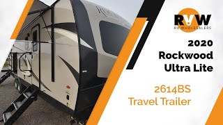 2020 Rockwood Ultra Lite 2614BS Travel Trailer WalkThrough [upl. by Richardson]