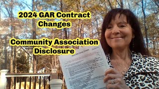 2024 GAR Contract Changes  Community Association Disclosure Exhibit newGARcontract [upl. by Ilenay]