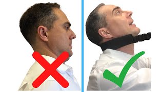 NEW amp EASY Exercises to SAFELY Improve Military Neck and Cervical Kyphosis  Dr Walter Salubro [upl. by Goth]