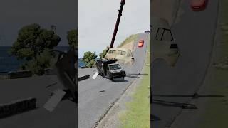 Cars amp Bus vs Giant Hammer – BEAMNG DRIVE  CRASH SIMULATION [upl. by Eciryt]