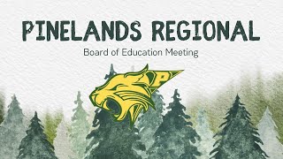 Pinelands Regional September 16th 2024 Board Meeting [upl. by Deacon552]