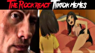 The Rock reacts Tiktok Memes  Memes [upl. by Yelkrab]