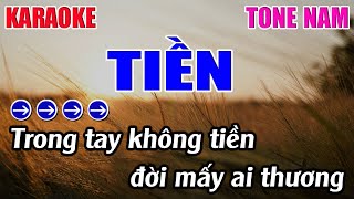 Tiền Karaoke Tone Nam  Am  Karaoke 9999  Beat Mới [upl. by Sorkin]