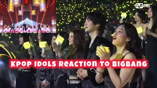 MAMA2024 KPOP IDOLS REACTION TO BIGBANG Seventeen Aespa Zerobaseon Meovv [upl. by Swartz]