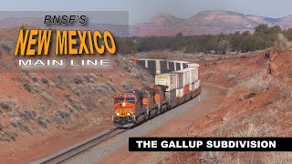 BNSFs New Mexico Main Line The Gallup Sub [upl. by Rehpitsirhc]