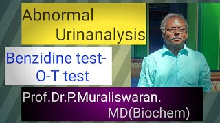 Benzidine testOT test Muralis Simplified Biochemistry [upl. by Auoy318]