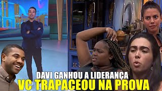 TADEU AVISA Q GIOVANNA PERDEU A LIDERANÇA E DAVI É O NOVO LÍDER quotVC TRAPACEOU NA PROVA DO LÍDERquot [upl. by Einre]