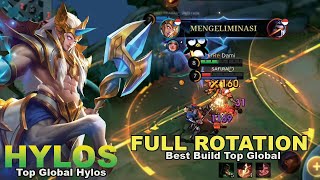 Hylos Exp Lane  Best Build Hylos Exp Lane  Mlbb [upl. by Agnizn243]