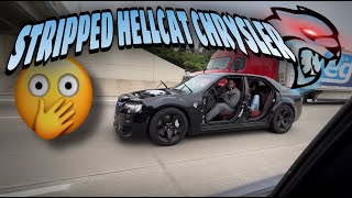 DRIVING MY HELLCAT JAILBREAK REDEYE CHRYSLER WITH NO DOORS [upl. by Comethuauc970]