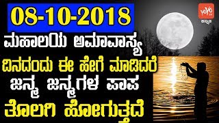 ಮಹಾಲಯ ಅಮಾವಾಸ್ಯ ದಿನದಂದು ಈ ಹೇಗೆ ಮಾಡಿದರೆ ಜನ್ಮ ಜನ್ಮಗಳ ಪಾಪ ತೊಲಗಿ ಹೋಗುತ್ತದೆ   Mahalaya Amavasya Kannada [upl. by Anole]