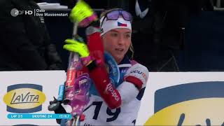 BMW IBU World Cup 125km Women Mass OSLO 2024 [upl. by Sennahoj]