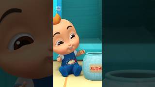 Johny Johny Sim Papai Rima Engraçada Music Kids JohnyJohnyYesPapaCartoon Shorts [upl. by Goodrow]