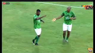 Julius Aghahowa Goal Against Cameroon Legends [upl. by Allegra]