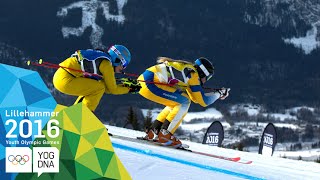 SkiSnowboard Cross  Germany win gold  Lillehammer 2016 Youth Olympic Games [upl. by Eimam202]