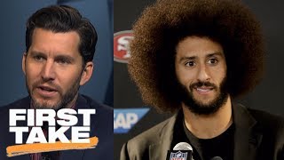 Will Cain Colin Kaepernick wasnt right choice for GQs Citizen of the Year  First Take  ESPN [upl. by Mastrianni]