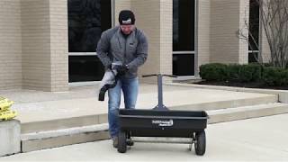 SaltDogg® WB400 Walk Behind Drop Spreader  Product Overview [upl. by Euqinitram]