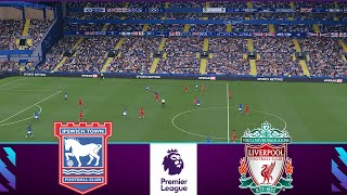 Ipswich Town vs Liverpool  Premier League 202425  eFootball Gameplay [upl. by Atsirtal]