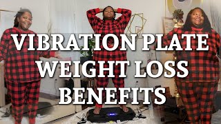 VIBRATION PLATE Exercise Machine for FAT LOSS  Weight Loss Journey [upl. by Idoc567]