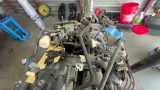 Subaru Sambar Timing Belt Water Pump Thermostat Pt 2 [upl. by Oznecniv]