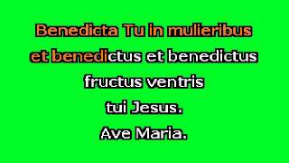 Ave Maria F by F Schubert Karaoke Accompaniment [upl. by Adialeda]