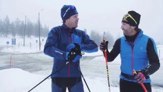 When two legends meet for cross country skiing [upl. by Peednama]