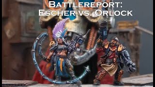 Necromunda Battlereport Escher vs Orlock  the Archeotek Device [upl. by Neehsar]