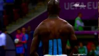 Mario Balotelli celebration  EURO 2012 [upl. by Bathelda]