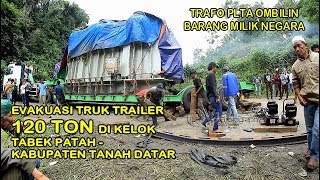 KEJADIAN DITANJAKAN GENTONG  EMPAT TRUK TARIK TRAFO 200 TON SAMPAI SEMUA KABIN BERGOYANG [upl. by Weatherley]