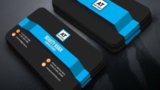 GraphicRiver Business Card Design Tutorial  illustrator Card Design  illustrator CC Tutorial [upl. by Tsuda]