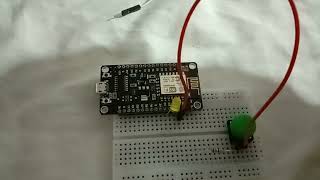 Controlling an LED using a Push button with ESP8266  Simple IoT project for beginners [upl. by Noiemad]