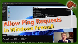 Windows Allow ping in Windows firewall [upl. by Minor]