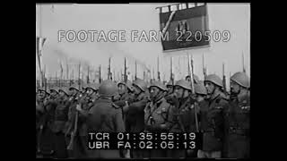 Italian Legion Fascist Volunteers Return From Spain 1938  22050908  Footage Farm Ltd [upl. by Kuhlman]