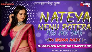 NATEYA NENU POTERA NEW FOLK SONG IN EDM MIX BY DJ NAVEEN NK AN DJ PRAVEEN MBNR 7286953089 [upl. by Servais988]