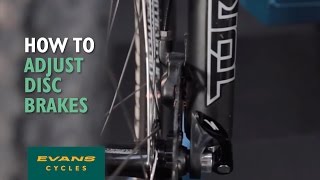 How to adjust disc brakes [upl. by Cleti]