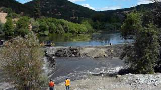 Dam Failure Gold Ray Dam Rogue River Oregon [upl. by Yarod]