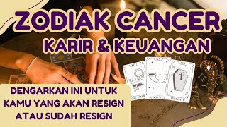 Zodiak Cancer  Karir amp Keuangan November 2024  Dengarkan ini jika kamu akan resign  sudah resign [upl. by Erminna]