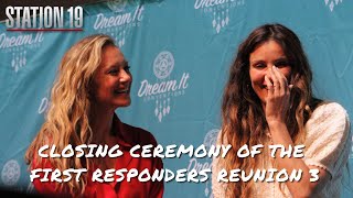 Closing ceremony of the First Responders Reunion 3 with Danielle Savre amp Stefania Spampinato [upl. by Aned]