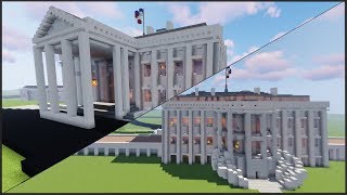 Minecraft Timelapse  White House [upl. by Yecnahc]