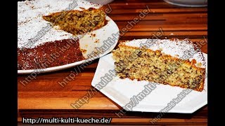 Saftiger Haselnusskuchen mit Schokolade  Nusskuchen [upl. by Joann]