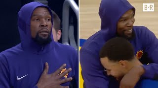 Kevin Durant Receives Tribute Video From Warriors [upl. by Naneek]