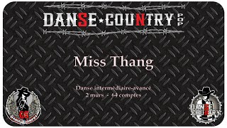 Miss Thang  Danse en ligne intermédiaireavancé [upl. by Volney]