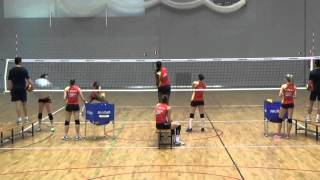 Entrenamiento de Defensa en Voleibol [upl. by Chico500]