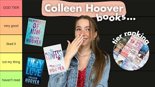 tier ranking every Colleen Hoover book Ive read ♡ isabella gerli [upl. by Lyssa]