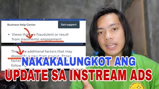 BAGONG UPDATE SA INSTREAM ADS NAKAKALUNGKOT ITO DAPAT ALAM NIYO TO [upl. by Enyawd]