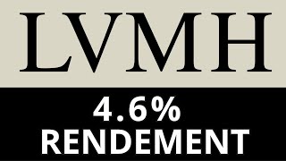 BOURSE  ACTION  DIVIDENDE  LVMH MOET HENNESSY LOUIS VUITTON [upl. by Catto870]