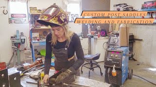 Custom Post Saddles  Welding and Fabrication [upl. by Erle120]