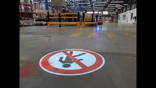 Workplace safety with industrial LED sign projectors [upl. by Sivatnod]