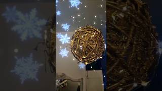 Sfera ORO ✨💛✨ LUMINOSA 💡 christmas tricks art homemade decoration fypシ゚viral ideas easy [upl. by Matthia325]