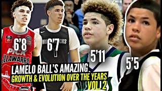 LaMelo Balls Amazing Evolution Through The Years Vol 2 From 55 13 YO to 68 18 Year Old [upl. by Auqinahc897]