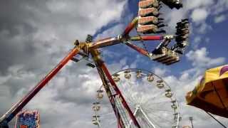 quotThe Freakoutquot Carnival Ride  a county fair [upl. by Akiemehs]